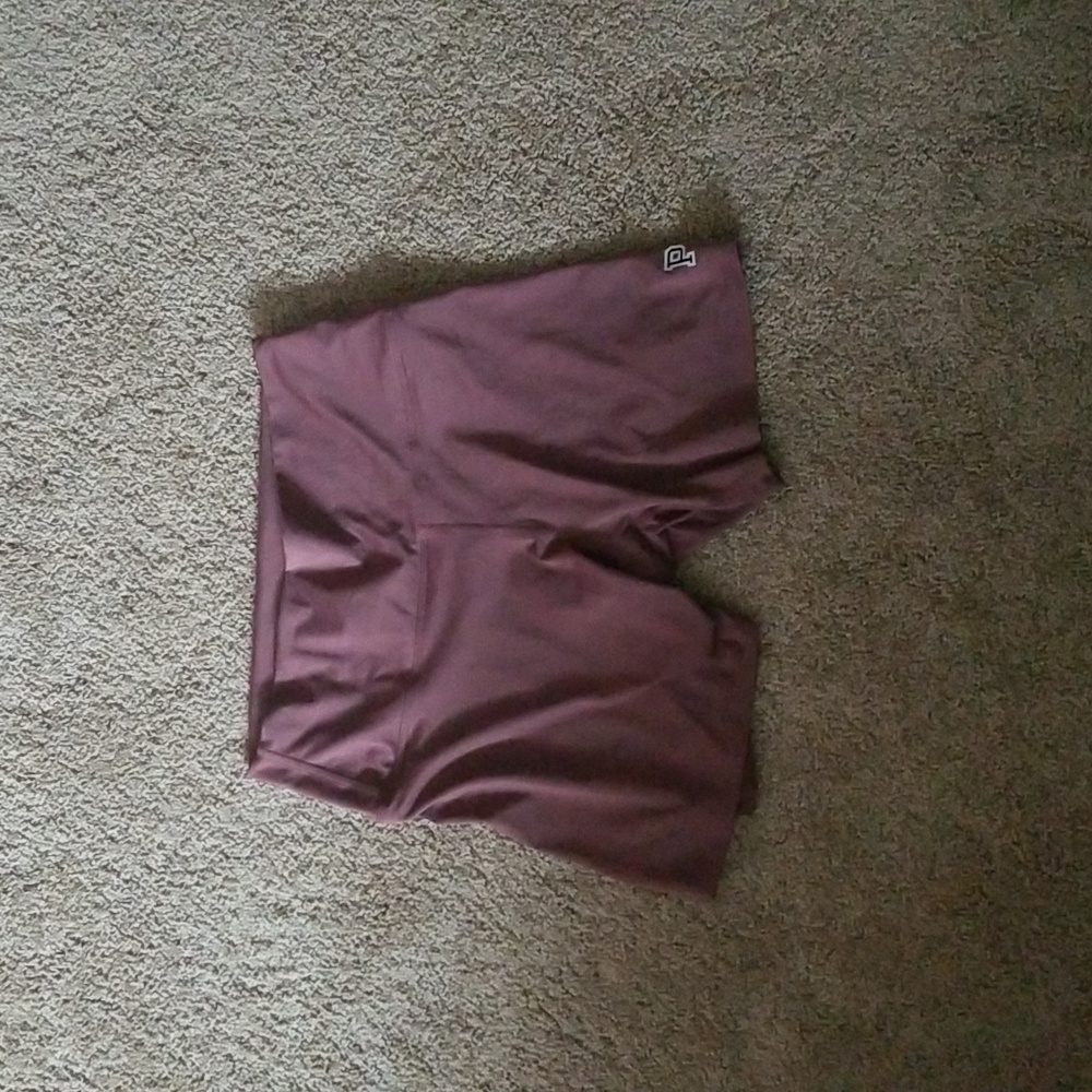 Pink Biker Shorts (Size: Large)